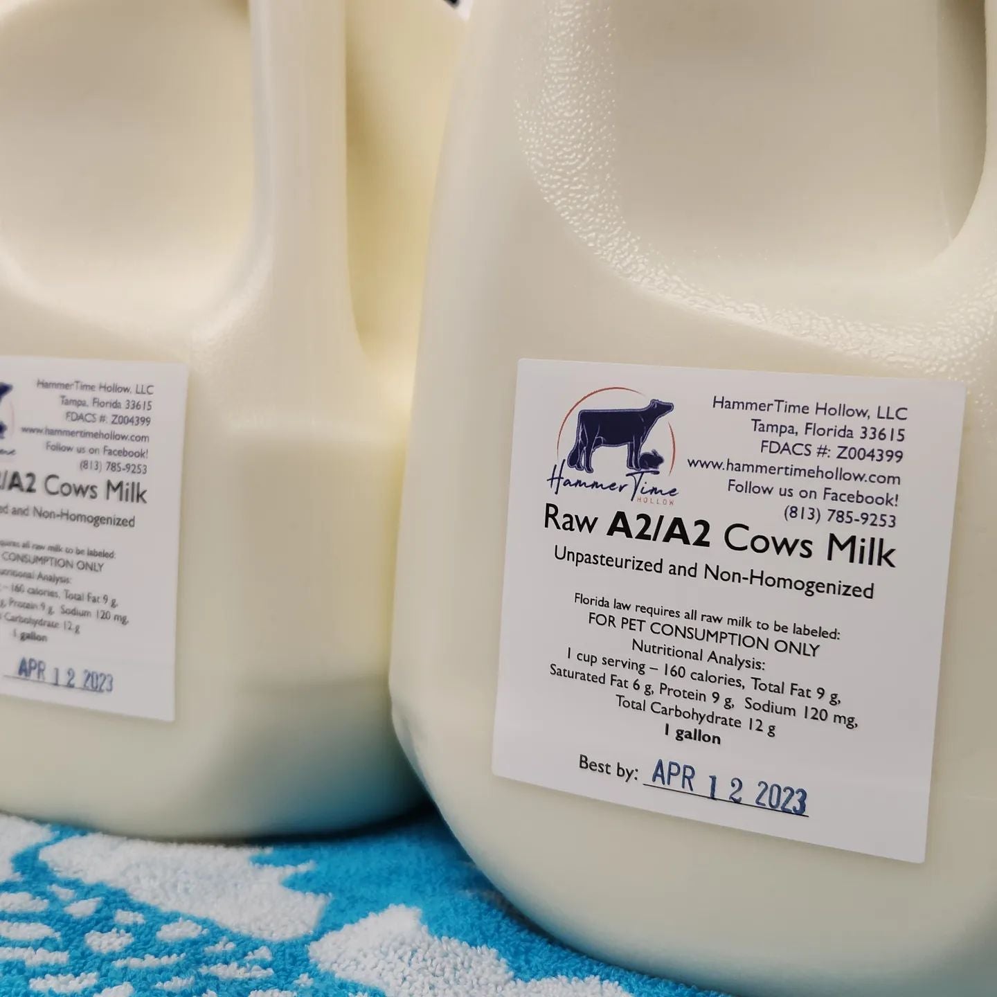 Raw Cows Whole Milk - Gallon